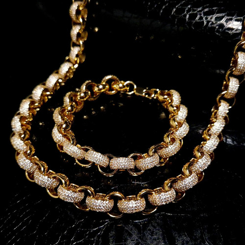 Mens 12mm belcher jewellery - mens,
