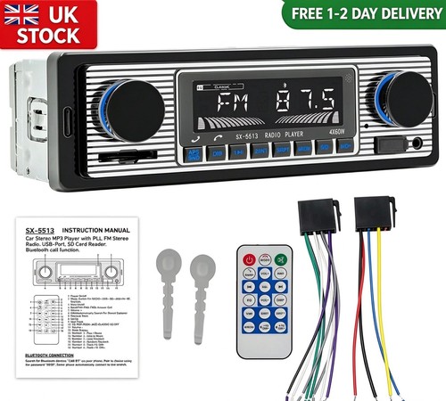 Retro classic car radio din - retro,