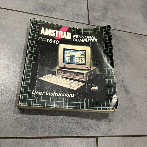 Amstrad pc1640 manual user - pc1640,