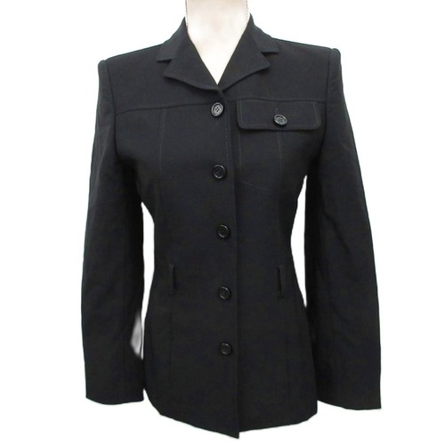 Prada black nylon blouson - black,