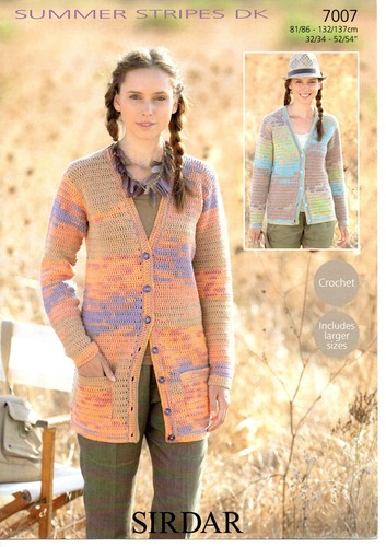 Pattern sirdar summer stripes - pattern,