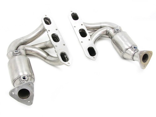 Exhaust manifold header with - exhaust,