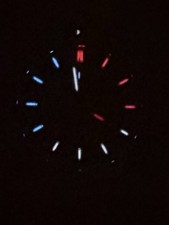 DEEP BLUE DAYNIGHT DIVER PC USA TRITIUM AUTO DIVE WATCH-USA 🇺🇸 3 COLOR LUME‼️