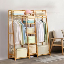 Wooden Clothes Rail Rack
