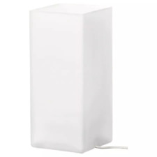 IKEA GRÖNÖ Table Lamp Frosted Glass White  Modern Lighting Stylish Home Décor