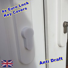 4 Pack Keyhole Euro Lock Cover