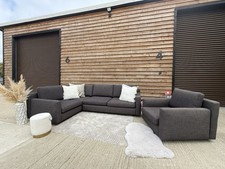 Poltrona Frau Grey Modular Corner Sofa In Excellent Condition Free Delivery