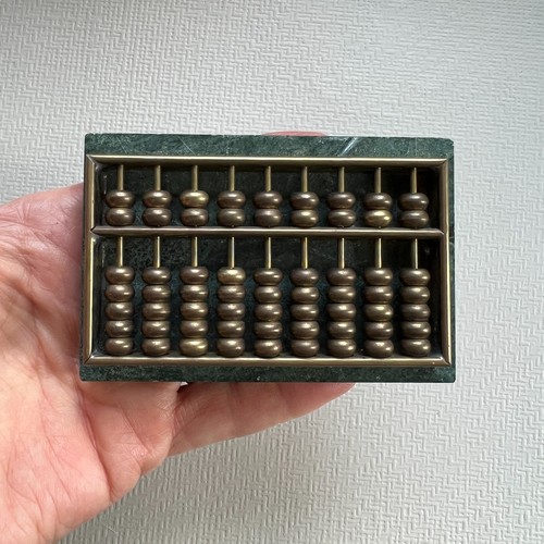 Vintage miniature green - vintage, marble