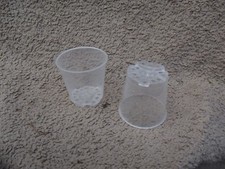 10 Clear orchid pot 6cm