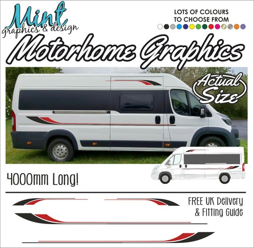 Motorhome graphics stripes - motorhome,