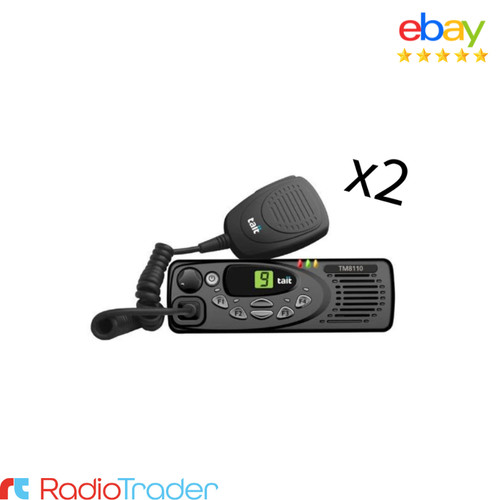 Tait tm8110 vhf 136 174mhz - x2,