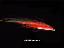 PEDERSENS RED SUNRAY SHADOW  . SALMON TUBE FLY BY RYAN HOUSTON
