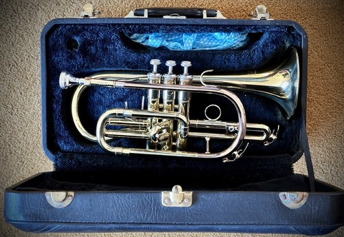 Elkhart 100cr brass cornet - elkhart, bb