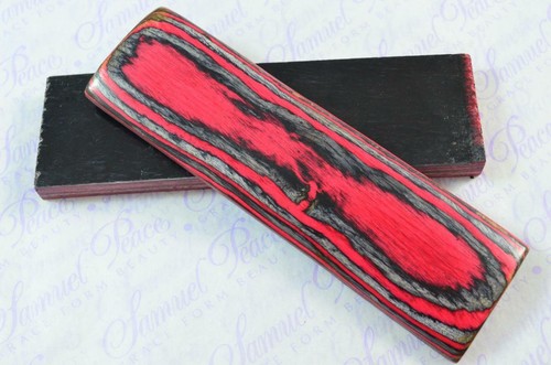 Pair red black laminated - red, &