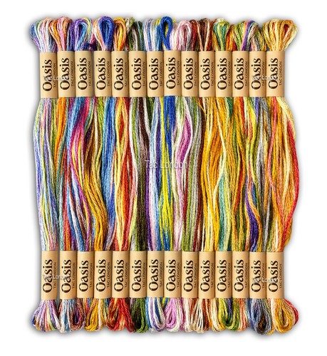 Multi large art silk - large,