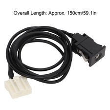 Aux Socket Switch Cable Stereo