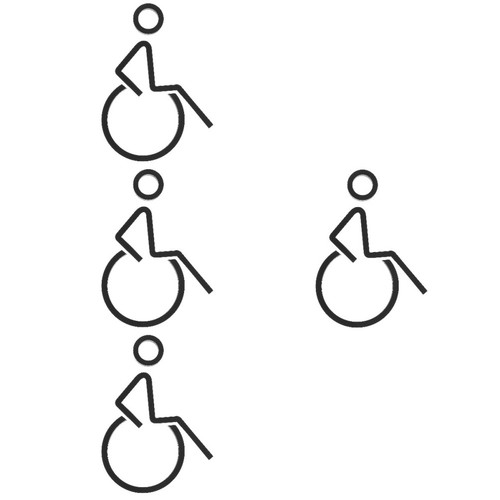 Reusable acrylic disabled - reusable,