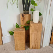 Solid Oak Block 150x150mm