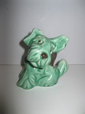 VINTAGE SYLVAC SCOTTIE TERRIER DOG Matt Green No. 1119 VGC Art Deco VGC FREE P&P