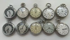 10 Vintage  Pocket Watches  10 pocket watches   lot 10 E