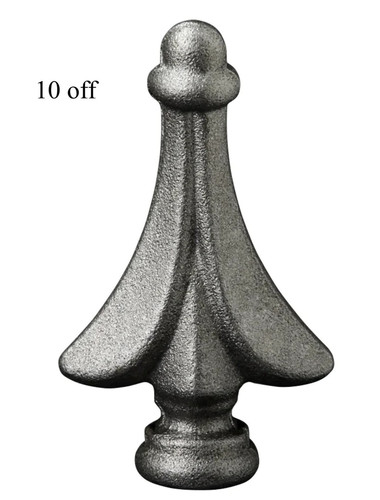 Metal rail heads - 10,