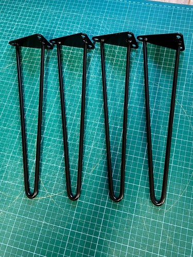 Set black hairpin legs - black,