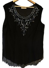 Ann Harvey  Black  Beaded