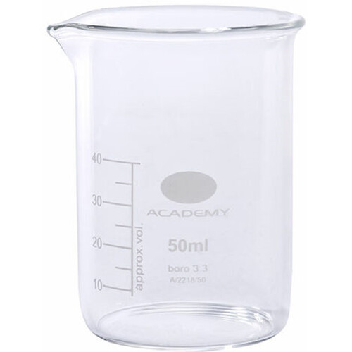50ml glass beaker lab - 50ml,