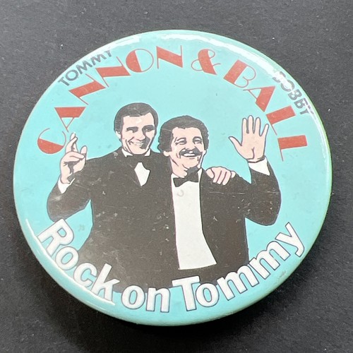Vintage cannon ball blue pin - vintage,