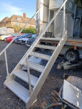 Staging Stairs Jack leg Portacabin Steps 6 Step Non Slip Mobile Office access
