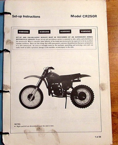 Honda cr250r red - cr250r, rocket-