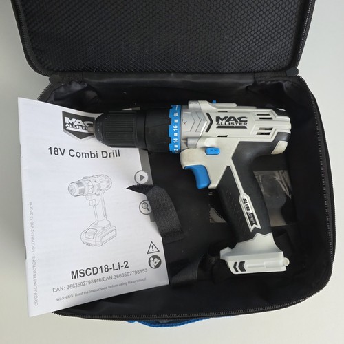 Macallister 18v cordless combi - macallister,