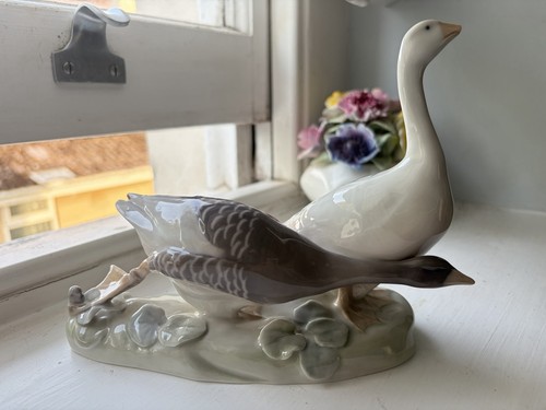 Royal copenhagen pair geese - royal,
