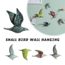 3D Ceramic Wall Mounted Swallows Nordic Flying Bird Ornament Wall Hanging Decor