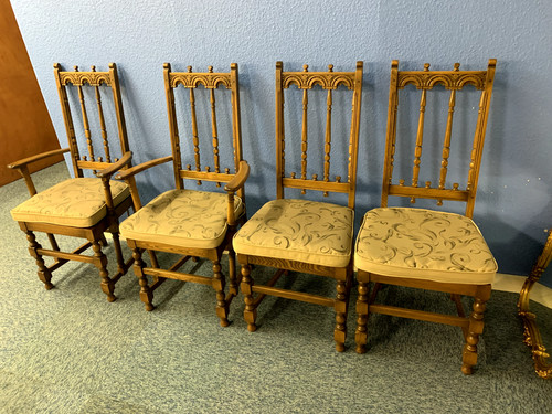 Ercol dining chairs - dining,