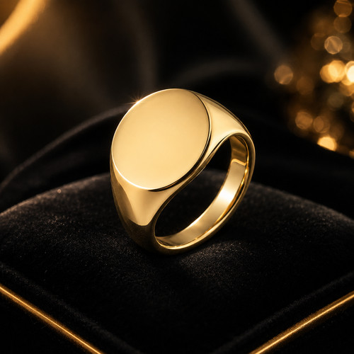 Heavy mens 9ct - mens, gold