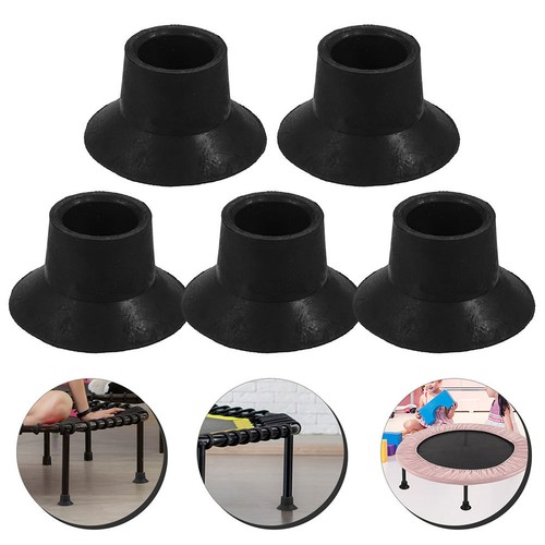 10pcs black rubber - feet, round