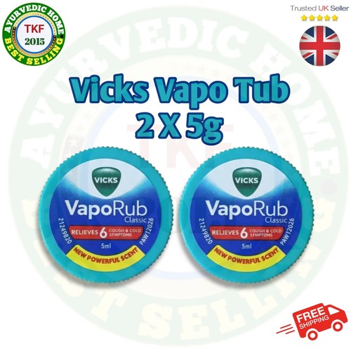 5ml vicks vaporub cold - 2x,