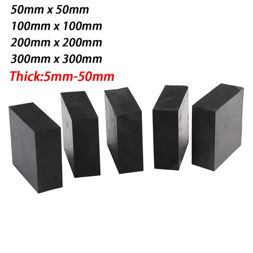 Black solid rubber sheeting - solid,