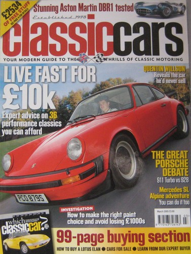 Classic cars 2005 - 03/2005, featuring