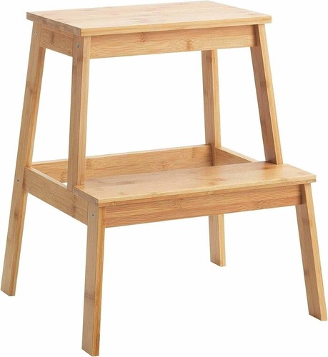 Bamboo step stool - bamboo,