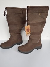Dublin River Boots Waterproof Country Horse Riding Boot X Wide Calf Size Uk 10
