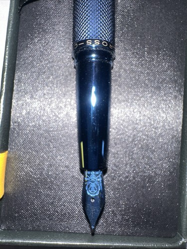 Cross blue fountain pen bnwt - cross,