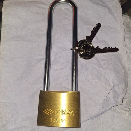 Cisa brass padlock 22011 - 22011, ka