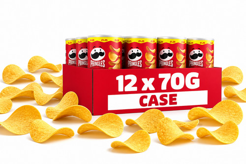Pringles original 12x70g case - pringles,