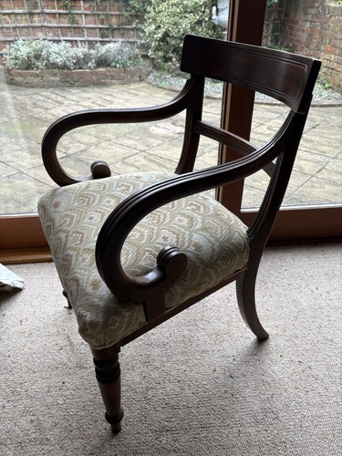 Antique scroll arm - scroll,
