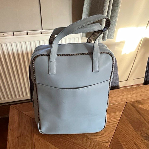 Aquascutum blue leather - aquascutum,