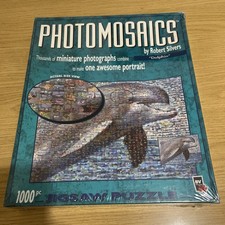 PhotoMosaics By Robert Silvers "Dolphin" Jigsaw Puzzle 1,000 Pieces New Sealed