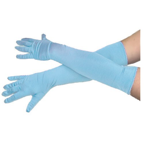 Ladies long turquoise opera - long,