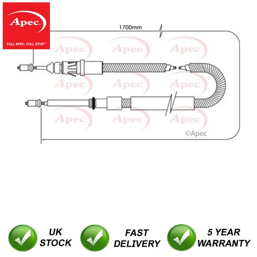 Hand brake cable rear apec - brake,